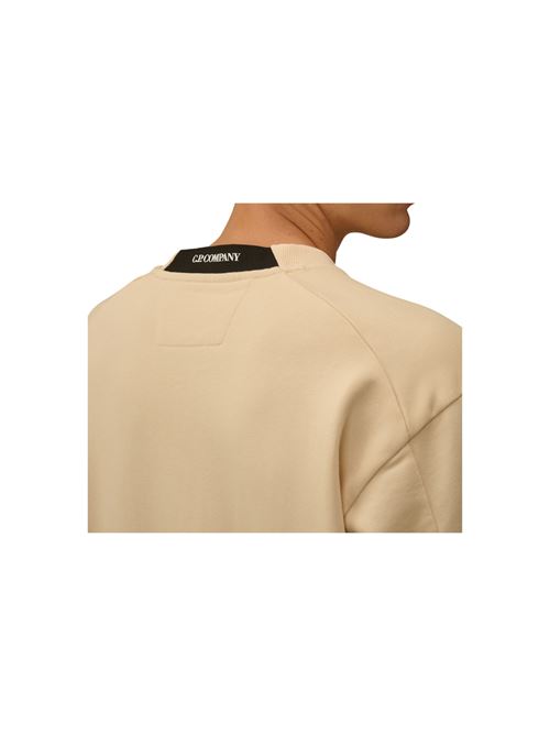 FELPA GIROCOLLO CON LENTI DIAGONALI RIALZATE C.P. COMPANY | 19CMSS713A 005086W402